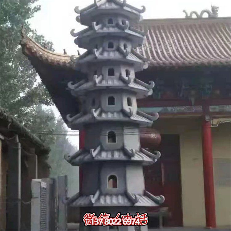 大理石石雕佛塔雕塑，傳承古老文明