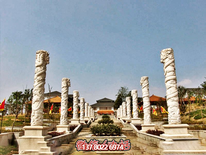 傳統工藝石雕龍柱，傳承古老文化