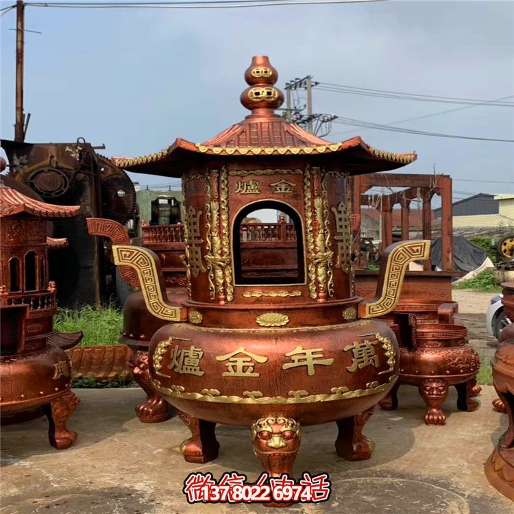 純銅寶香爐,室內祠堂浮雕擺放裝飾 純銅寶香爐,室內祠堂浮雕擺放裝飾