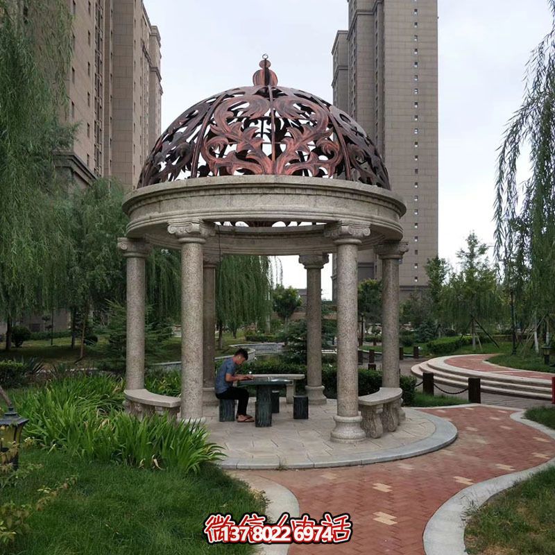 高端歐式鏤空涼亭,打造完美小區(qū)廣場 高端歐式鏤空涼亭,打造完美小區(qū)廣場