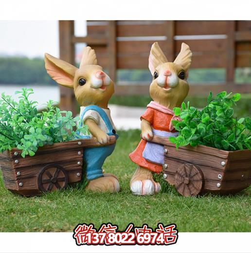 可愛兔子雕塑,點(diǎn)綴玻璃鋼戶外園林景觀 可愛兔子雕塑,點(diǎn)綴玻璃鋼戶外園林景觀