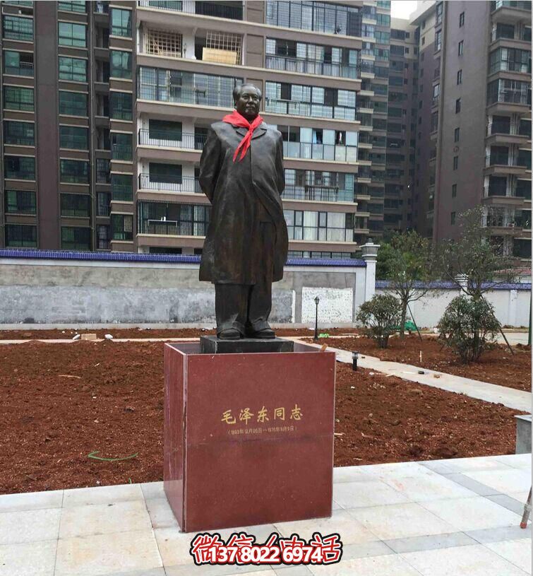 偉大領袖毛澤東仿銅雕塑,裝點小區玻璃鋼玻璃 偉大領袖毛澤東仿銅雕塑,裝點小區玻璃鋼玻璃