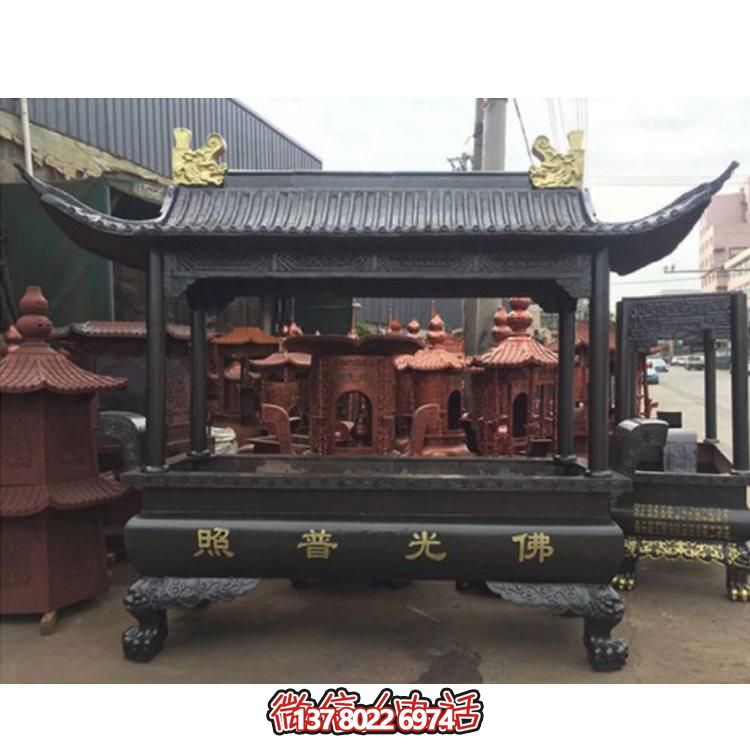 精美銅雕香爐，裝點您的景區(qū)、寺廟、戶外