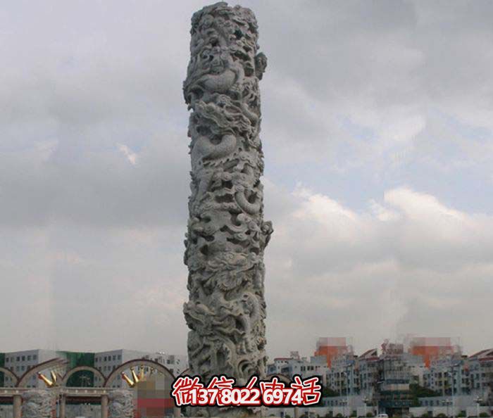 龍柱雕塑-廣場(chǎng)景觀仿古鏤空盤龍柱石雕 龍柱雕塑-廣場(chǎng)景觀仿古鏤空盤龍柱石雕